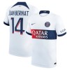 Maillot de Foot Paris Saint-Germain Juan Bernat 14 Exterieur 2023-24 Maillot de Foot Paris Saint-Germain Juan Bernat 14 Exterieur 2023-24